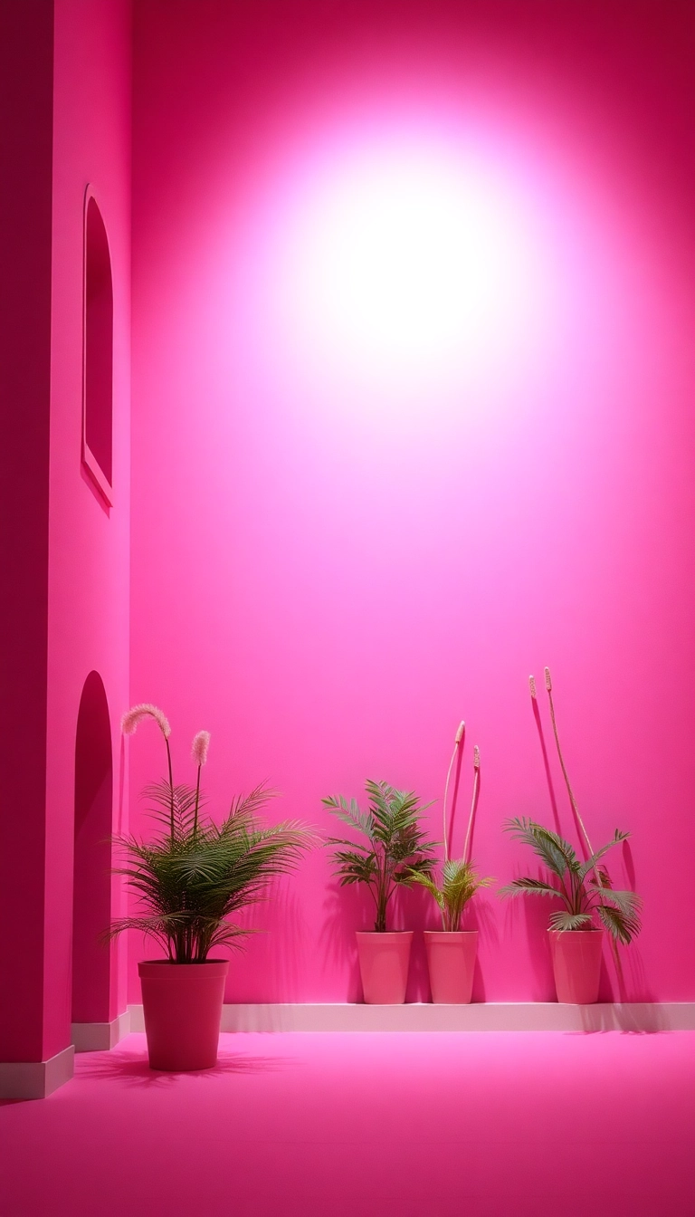 aesthetic pink background